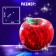 3D puzzle "Yabloko", crystalline, 45 details, Mix color