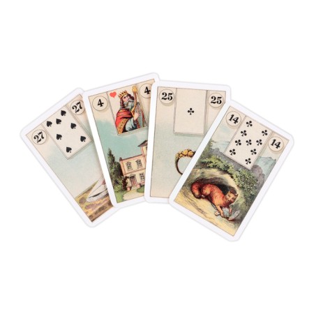 Tarot cards, book "Orakul Lenorman", 36 l, map 5.8 x 8.8 cm-1