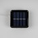 Girlynda "Horse tail" 10 threads 1 m, silver thread, 100 LED, white glow, 2 modes, solar battery