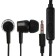 Headphones Krutoff HF-J69, vacuum, microphone, 106 dB, 16 Ohm, 3.5 mm, 1 m, box, black