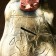 Piggy bank "Princess Frog" gold 20x16x14cm