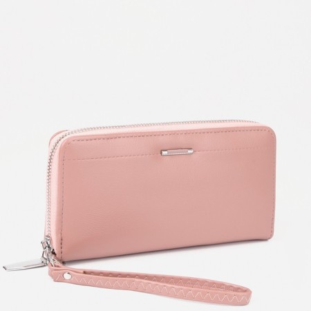 Women's wallet with lightning, pink color