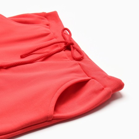 A set for a girl (sweatshirt, trousers) comb, red color, height 152 cm-3