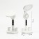 Clock - electronic lamp: calendar, thermometer, organizer, fan, 7 watts, 3 modes, USB