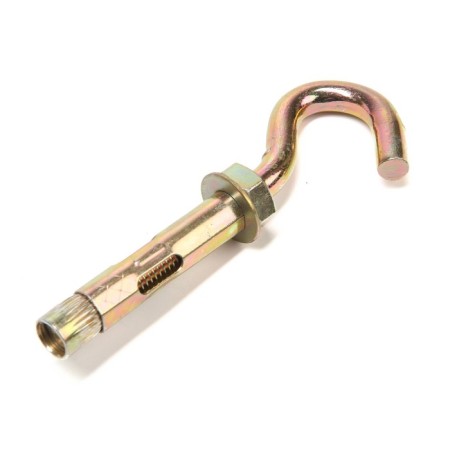 Anchor Bolt Stroybat, with a hook, galvanized, 12x70 mm-2