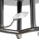 Svetogor chandelier "Sun" 3x60W e27 black chrome