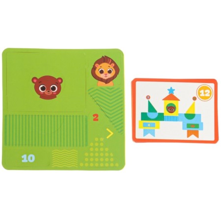 Children's developing game "Little Builder / Transport", EVA + cards, types of mix, crumb I-13