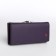 Women's wallet on magnet, purple color