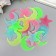Stick phosphorus plastic "months and stars" set of 12 pcs 17x12 cm