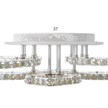 Causteen with PDU "Lucia" 8xLED 272W 3000-6000K RGB white 78x78x16cm-12