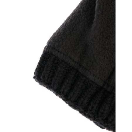 Knitted hat with a lapel for a girl, size 56-2
