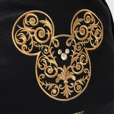 Open -leather backpack, 24 cm x 8 cm x 36 cm "beauty", Mickey Mouse-1