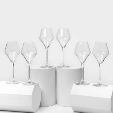 A set of glasses for the wine Aram, 270 ml, crystal glass, 6 pcs