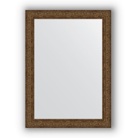 Mirror in the baguette frame - Lighted up bronze 56 mm, 54 x 74 cm, EvoForm