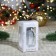 Christmas tree decoration "bump in the snow", transparent series, silver, gift packaging, H-8cm