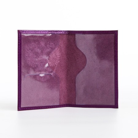 Cover for passport, lilac color-5