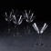 Set of glasses for Martini Colibri, 280 ml, 6 pcs