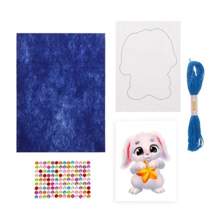 New Year's set for creativity. Fetra toy "New Year! Bunny with a star "-2