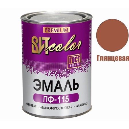 Enamel Vitcolor PF-115 Chocolate GOST 0.8 kg-1