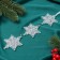 Christmas tree decoration "Snowwink suspended" 23x5.5 cm, transparent overflow