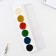 Watercolor paints honey 6 colors in a plastic box, without brush "September 1"