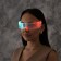 LED glasses "Shine", 14.5x4.5x18 cm, CR2032X2 batteries (included), 3 modes, glow RGB
