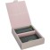 Gift set: cover for passport and key holder, mint color
