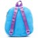 Blue backpack, with a zipper, with a pocket, 19 x 22 cm "Elsa", a cold heart