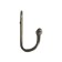 Furniture tundra hook TKD017, two -rod, bronze, 4 pcs TMP