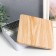 Casket Metal Square "ROMBA" White, wooden cover 6x17x17 cm