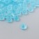 Glass beads 8/0 "matte translucent. Lake" 10 grams