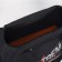 Road bag with a zipper, shoes, external pocket, long belt, black color