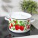 Cylindrical pan “Strawberry Polyana”, 2.9 l, metal cover, induction
