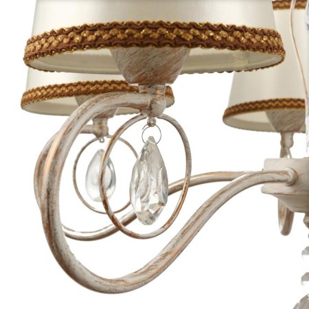 Vilora chandelier 5x40W E14 white 58x58x76 cm Bayerlux-3