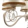 Vilora chandelier 5x40W E14 white 58x58x76 cm Bayerlux