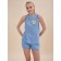 Female set, size XS, blue color
