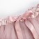 Three-layer crumb skirt, dusty pink, 17 × 19 cm