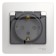 SEM SE GLOSSA, 16 A, 250 V, built -in, with salary, curtains, lid, IP44, white, GSL000148