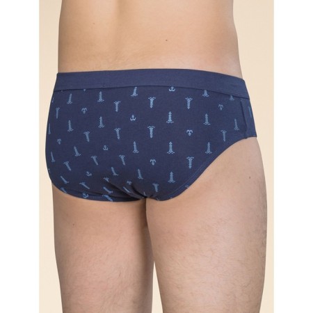 Men's panties, size XXL, dark blue color, jeans, 2 pcs-2