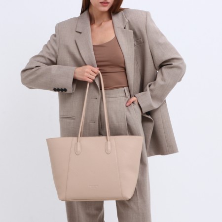 Bag Women's Shoper on Lightning, Beige Color-6