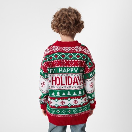 New Year. Knitted children's kaptan holidys size 30, (98-104 cm)-4