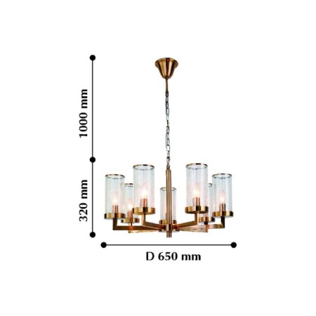 Assembly Suspend Causes 650 mm, E14 280W-3