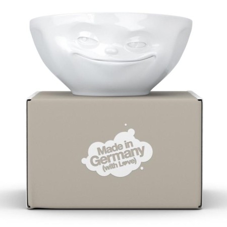 TASSEN Grinning bowl, 350 ml, white color-1