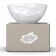 TASSEN Grinning bowl, 350 ml, white color