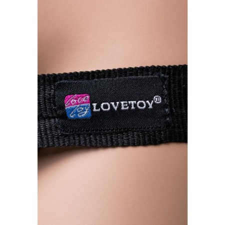 Strapon on the fastening of LoveToy, realistic 17 cm, bodily color-6