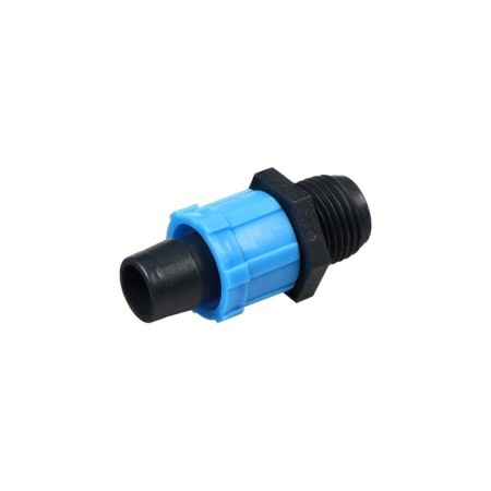 A fitting for drip tape, 16 mm - 1/2 "(12 mm), plastic, Greengo-1