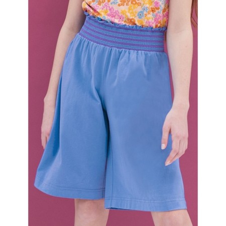Шорты для девочек, рост 116 см, цвет джинс