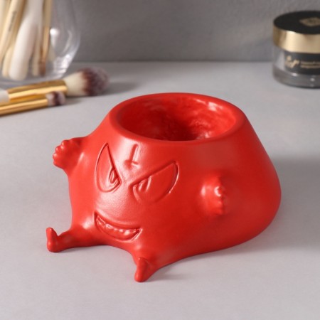 The subject of the interior "Evil laughter" 6.5*12.5cm red-4
