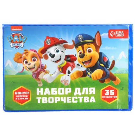 Set for creativity, 35 items, puppy patrol-1
