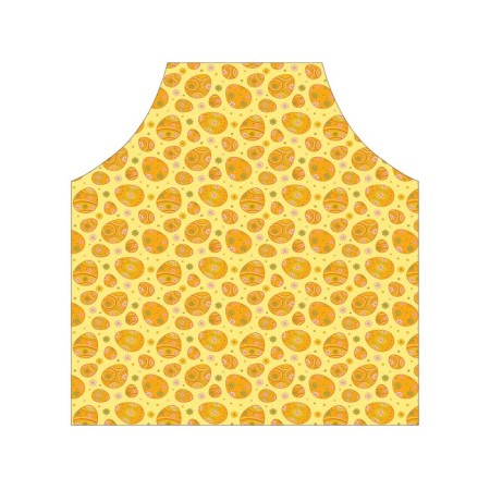 Apron of a kitchen with a photo print "Flower Easter", adjustable, size OS-2